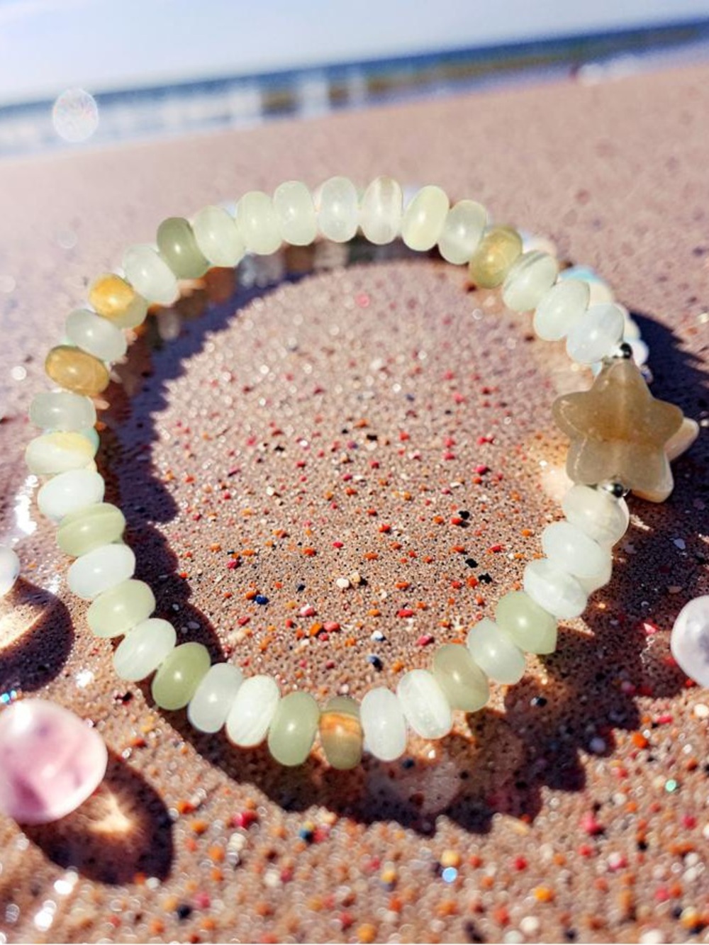 8x5mm 🔥 Beautiful Afghan Jade Rondelle Bracelet 🌟